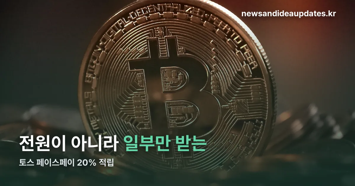 토스 페이스페이 20% 적립 정리 썸네일